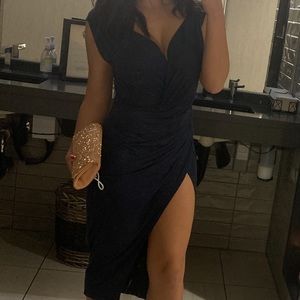 Navy blue dress